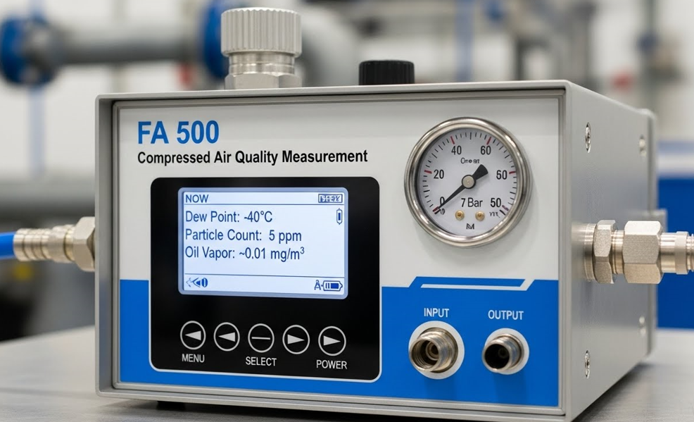 Ensuring Optimal Performance with FA 500 Compressed Air Quality Measurement