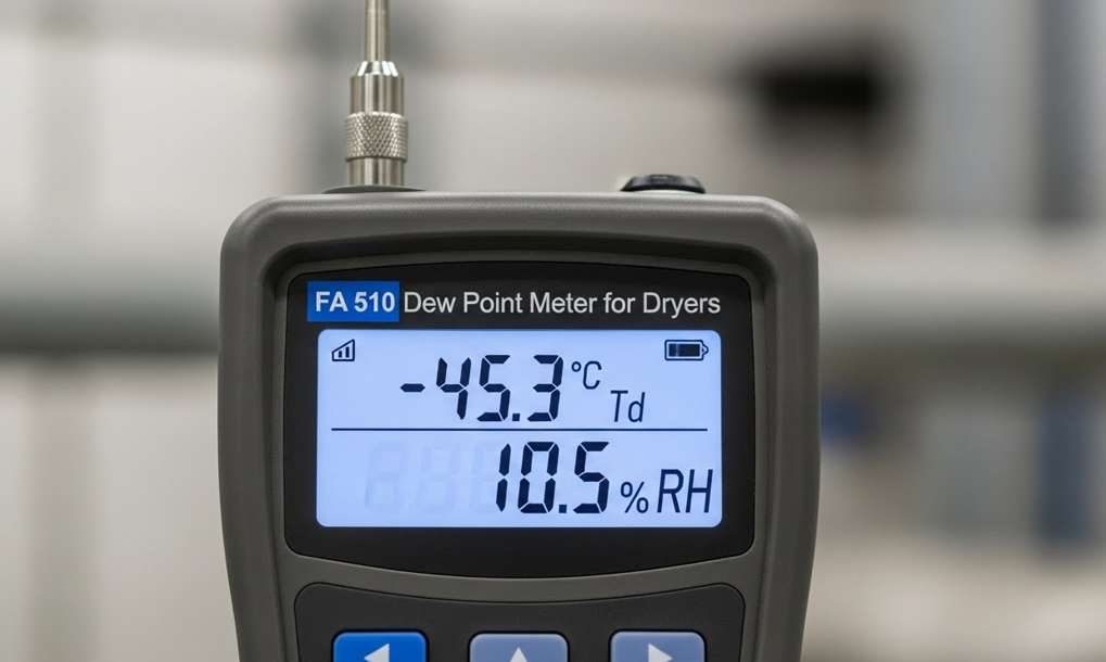 Clarity in Every Measurement: Why the FA 510 Dew Point Meter Is Essential for Dryer Performance