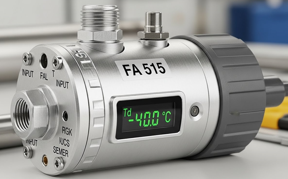 Dry Air, Reliable Performance: Understanding the FA 515 Dew Point Sensor for Compressed Air