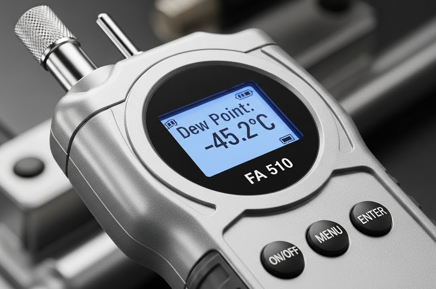 Optimizing Dryer Performance with the FA 510 Dew Point Meter